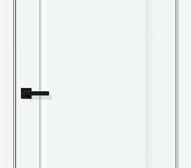 Дверь межкомнатная Браво Прима-10 White Silk