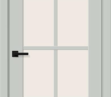 Дверь межкомнатная Браво Прима-11.1 Grey Silk / Magic Fog