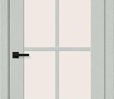 Дверь межкомнатная Браво Прима-11.1 Grey Silkwood / Magic Fog