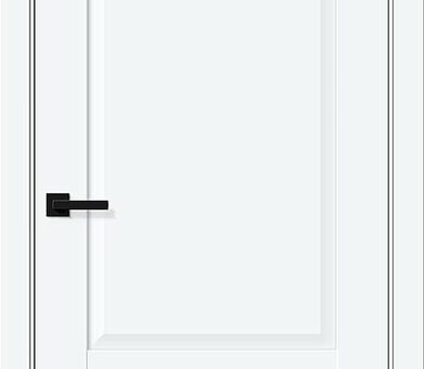 Дверь межкомнатная Браво Прима-12 White Silk