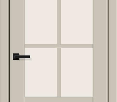 Дверь межкомнатная Браво Прима-13.0.1 Cream Silk / Magic Fog