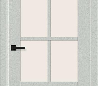 Дверь межкомнатная Браво Прима-13.0.1 Grey Silkwood / Magic Fog