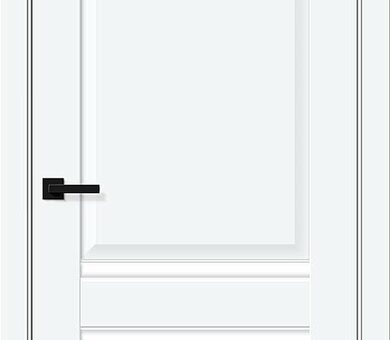 Дверь межкомнатная Браво Прима-2 White Silk