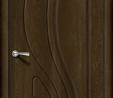 Дверь межкомнатная Браво Лотос-1 Dark Barnwood