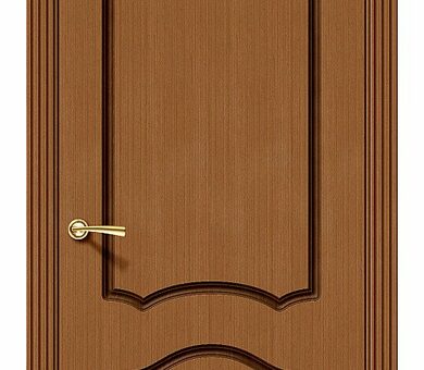 Дверь межкомнатная Браво Шпон файн-лайн Каролина  Ф-11 (Орех)