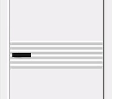 Дверь межкомнатная Браво Граффити-23.Д White Pro