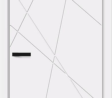 Дверь межкомнатная Браво Граффити-5.Д White Pro