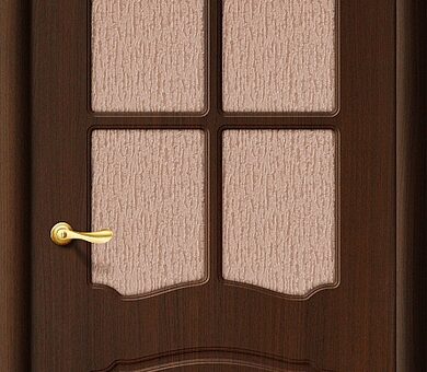 Дверь межкомнатная Браво Альфа П-19 (Венге) Остекленная