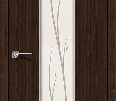 Дверь межкомнатная Браво Глейс-2 Twig 3D Wenge