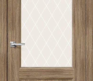 Дверь межкомнатная Браво Неоклассик-33 Original Oak / White Сrystal