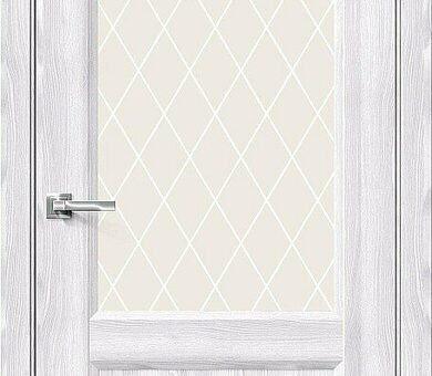Дверь межкомнатная Браво Неоклассик-33 Riviera Ice / White Сrystal