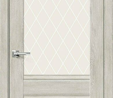 Дверь межкомнатная Браво Прима-3 Chalet Provence / White Сrystal