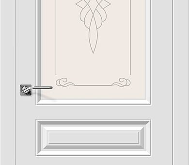 Дверь межкомнатная Браво Скинни-15 П-23 (Белый)