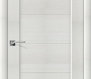Дверь межкомнатная эко шпон Браво Аква-1 Bianco Veralinga