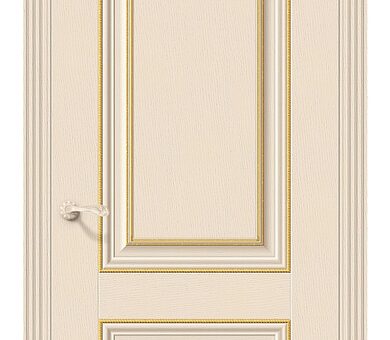 Дверь межкомнатная эко шпон Браво Классико-32G-27 Ivory