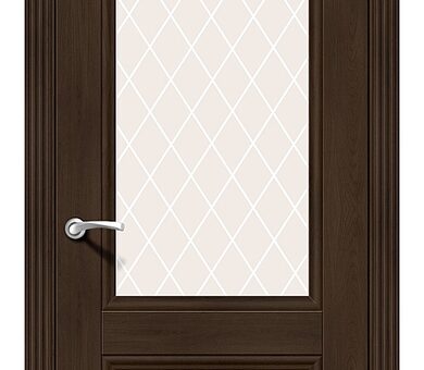 Дверь межкомнатная эко шпон Браво Классико-33 Dark Oak