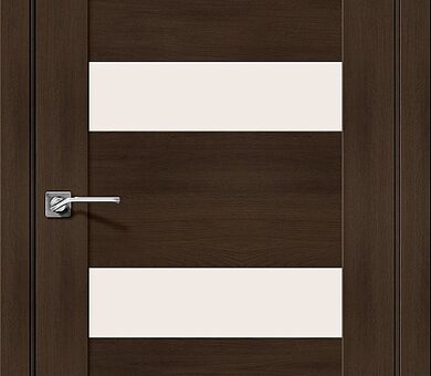 Дверь межкомнатная эко шпон Браво Легно-23 Dark Oak