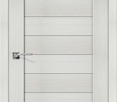 Дверь межкомнатная эко шпон Браво Порта-21 Bianco Veralinga