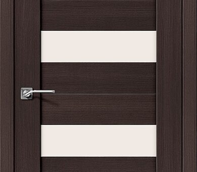 Дверь межкомнатная эко шпон Браво Порта-23 Wenge Veralinga