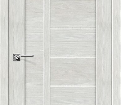 Дверь межкомнатная эко шпон Браво Порта-26 Bianco Veralinga