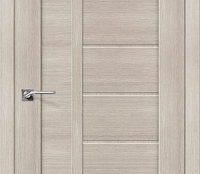 Дверь межкомнатная эко шпон Браво Порта-26 Cappuccino Veralinga
