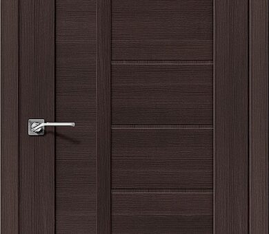 Дверь межкомнатная эко шпон Браво Порта-26 Wenge Veralinga
