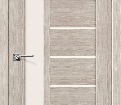 Дверь межкомнатная эко шпон Браво Порта-27 Cappuccino Veralinga
