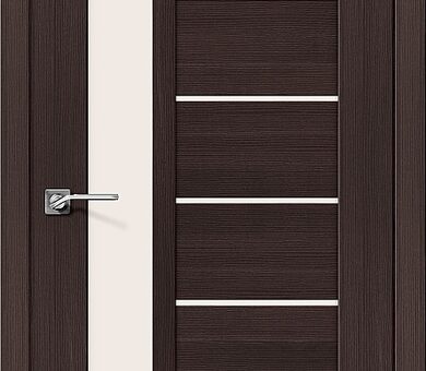 Дверь межкомнатная эко шпон Браво Порта-27 Wenge Veralinga