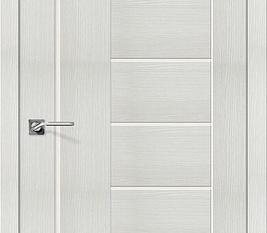 Дверь межкомнатная эко шпон Браво Порта-29 Bianco Veralinga/Magic Fog