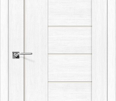 Дверь межкомнатная эко шпон Браво Порта-29 Snow Veralinga