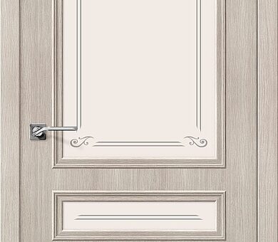 Дверь межкомнатная эко шпон Браво Симпл-15.2 Cappuccino Veralinga