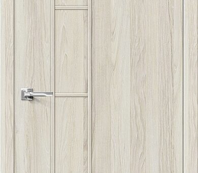 Дверь межкомнатная эко шпон Браво Тренд-3 Cappuccino Veralinga