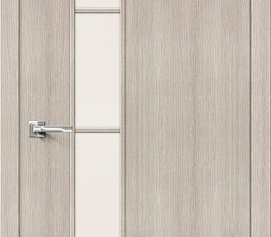 Дверь межкомнатная эко шпон Браво Тренд-4 Cappuccino Veralinga