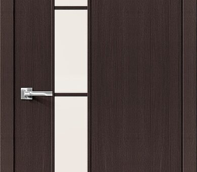 Дверь межкомнатная эко шпон Браво Тренд-4 Wenge Veralinga