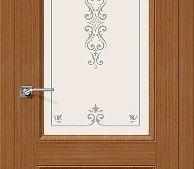 Дверь межкомнатная Браво Шпон файн-лайн Статус-13 Ф-11 (Орех)