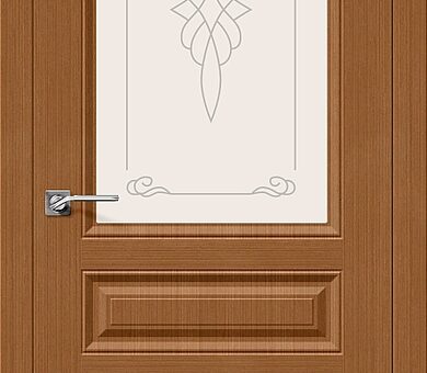 Дверь межкомнатная шпон файн-лайн Браво Скинни Статус-15 Ф-11 (Орех)
