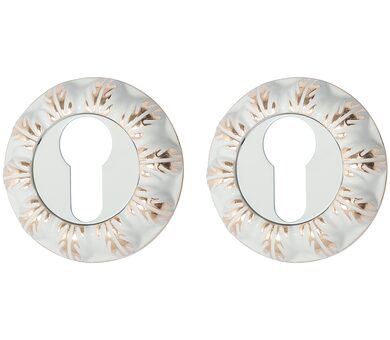 Дверная накладка AZ-3CL WG БелЭмальЗолото