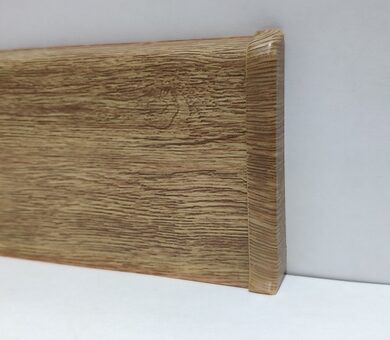 Плинтус Deconika 85 мм 221 Дуб янтарный 