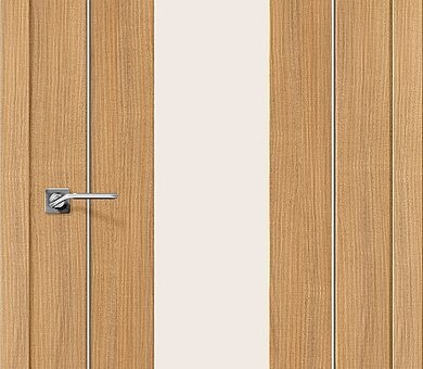 Дверь межкомнатная эко шпон Браво Порта-25 alu Anegri Veralinga