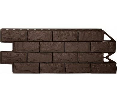 Фасадная панель Альта-Профиль Фагот Эко Коричневый