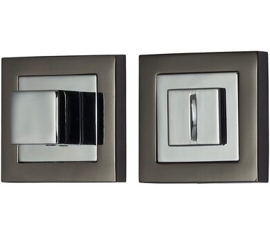 Фиксатор на квадратной розетке AZ-2WC BNC Черный никельХром