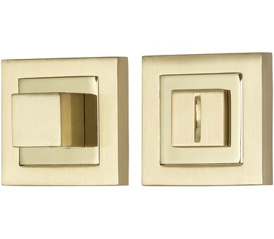 Фиксатор на квадратной розетке AZ-2WC SG МатЗолото