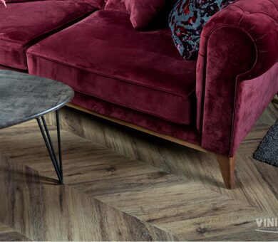 Виниловый ламинат Vinilam Parquet Chevron Лувр I107516