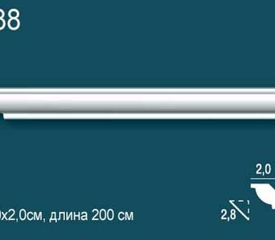 Карниз гладкий Перфект Plus P38