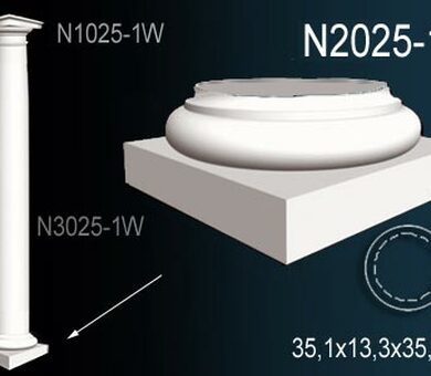База колонны Перфект N2025-1W