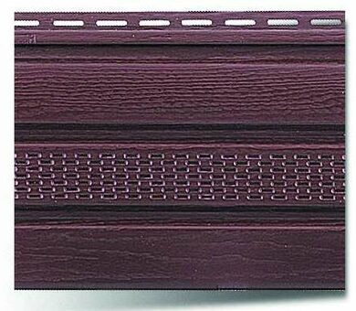 Коричневый софит к сайдингу Альта-Профиль (Т-20)