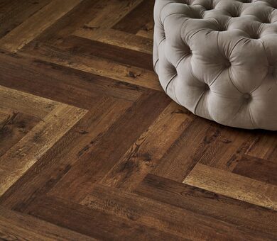 Кварц-виниловый ламинат Vinilam Herringbone IS11177 Паркет Версальский 43 класс 6,5 мм