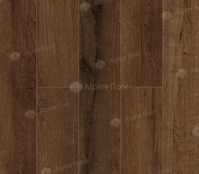 Ламинат SPC Alpine Floor Premium XL Дуб Шоколадный ECO 7-18