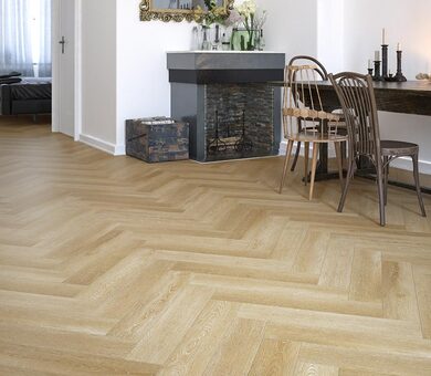 Ламинат SPC Firmfit Herringbone Дуб натуральный браш 2966