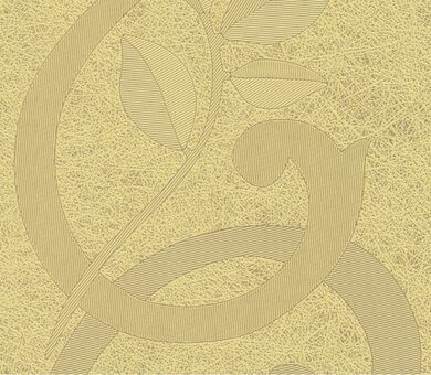 Ламинированная панель ПВХ Век Шелкография Золотая